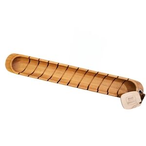 NWT Ironwood Acacia Wood Baguette Miter With Cutting Slots